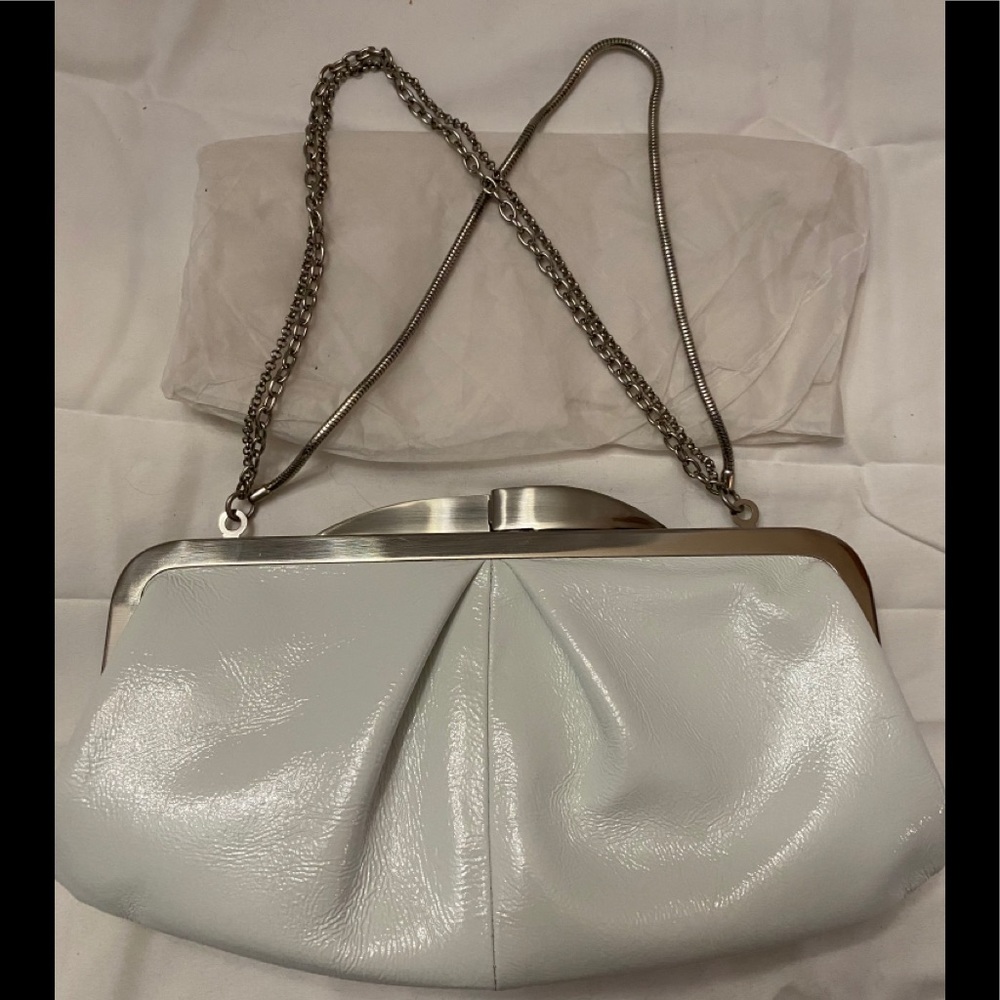 White HOBO clutch